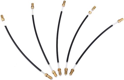 Violin Tail Rope, Violin Tailpiece Gut Cord Violin Accessories 5Pcs Nylon Violin Tailgut Tail Gut with Brass Screw Connector for 3/4 4/4 Violin in Saudi Arabia