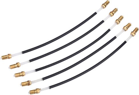 Violin Tail Rope, Violin Tailpiece Gut Cord Violin Accessories 5Pcs Nylon Violin Tailgut Tail Gut with Brass Screw Connector for 3/4 4/4 Violin in Saudi Arabia
