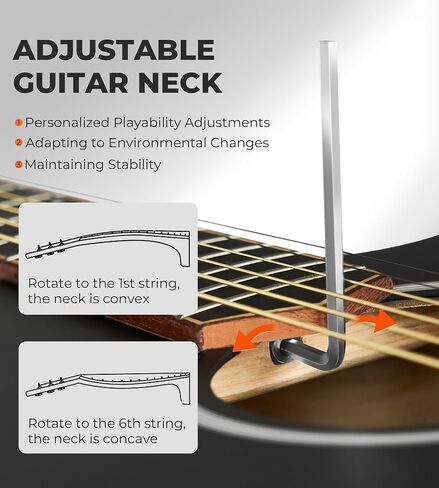 فانجوا 41 "حزمة الغيتار الصوتية للبالغين المبتدئين المراهقين درجات الحجم الكامل Cutaway Guitarra Acústica مع روابط خشبية ، حقيبة أزعج ، موالف ، سلاسل الصلب ، كابو ، حزام ، أسود in Kuwait