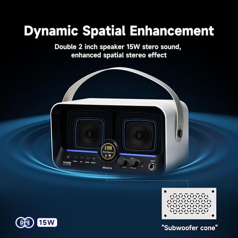 Mooer F15i Guitar Guitar AMP 15W مع تطبيق التأثيرات ، عمر بطارية 6 ساعات ، 55 أمبير طراز 66 أنواع الآثار ، حلقة/طبل/تعديل/تأخير ، لعازف الجيتار وعازف الجيتار in Kuwait