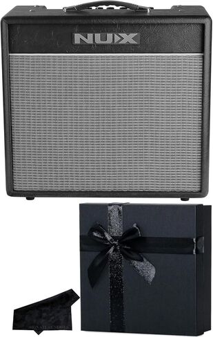 Nux Mighty 40 BT Guitar Amblifier مع Bluetooth | 3 تأثيرات التعديل ، بوابة الضوضاء ، مكتبة مسار الدعم ، الإعدادات المسبقة القابلة للتخصيص ، الميزات الحصرية للتطبيق مع حزمة قماش سلسلة التوقيع in Saudi Arabia