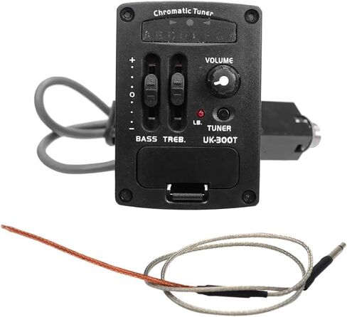 عام uk-300t القائم على الكابلات eq preamp مع piezo لاستخدام القيثارة ، الأسود ، 53 سم in Saudi Arabia
