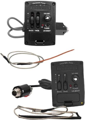 عام uk-300t القائم على الكابلات eq preamp مع piezo لاستخدام القيثارة ، الأسود ، 53 سم in Saudi Arabia
