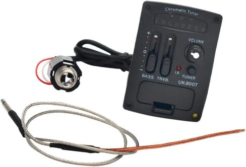 عام uk-300t القائم على الكابلات eq preamp مع piezo لاستخدام القيثارة ، الأسود ، 53 سم in Saudi Arabia