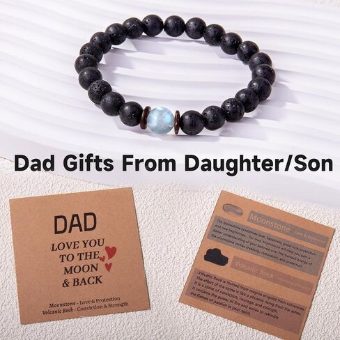 Fathers Gifts for Dad, Gifts for Dad from Daughter Son, Husband Son Brother Father's Day Birthday Anniversary Christmas Black in Saudi Arabia