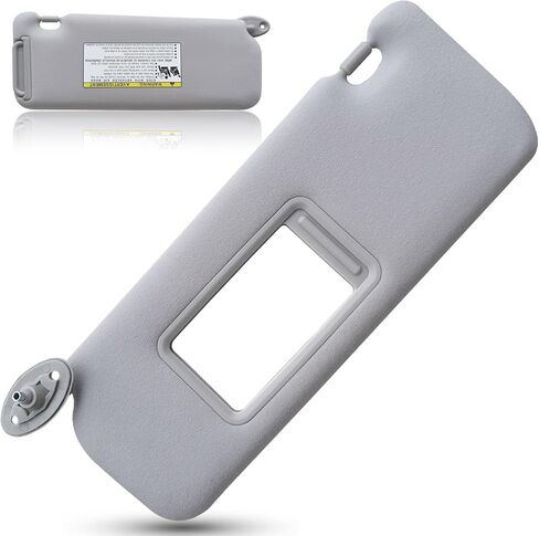 Left Driver Side Sun Visor Compatible with Toyota Scion TC 2005-2010 Replaces# 74320-21210-B2 Gray (Left Driver Side) in Kuwait