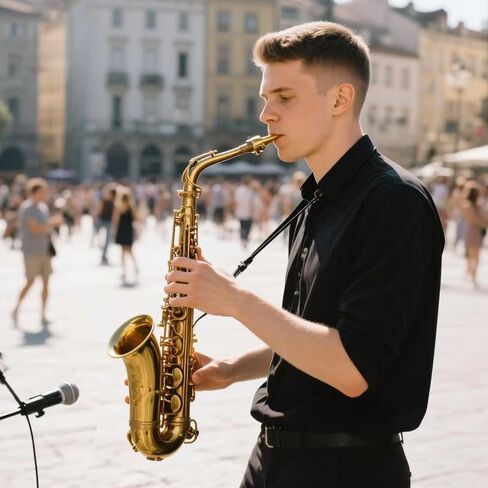 Alto Saxophone E Flat for Adults Student Sax Eb Alto Full Kit With Carrying Sax Case Mouthpiece Straps Reeds Saxophone Beginner Kit in Kuwait