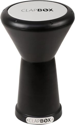 Clapbox Darbuka Hand Drum, A Percussion Instrument good for Beginners or Professionals, NOT MADE IN CHINA, The most reviewed Hand Drums brand Worldwide (Black) in Kuwait