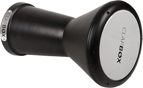 Clapbox Darbuka Hand Drum, A Percussion Instrument good for Beginners or Professionals, NOT MADE IN CHINA, The most reviewed Hand Drums brand Worldwide (Black) in Kuwait