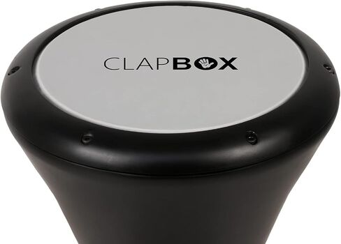 Clapbox Darbuka Hand Drum, A Percussion Instrument good for Beginners or Professionals, NOT MADE IN CHINA, The most reviewed Hand Drums brand Worldwide (Black) in Kuwait
