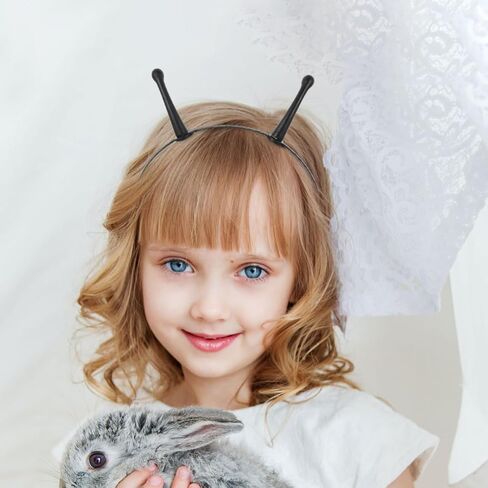 HOMSFOU Alien Antenna Headband - Plastic Ant Horns Party Headdress, Space Theme Costume Hair Tie for Adults and Children in Saudi Arabia
