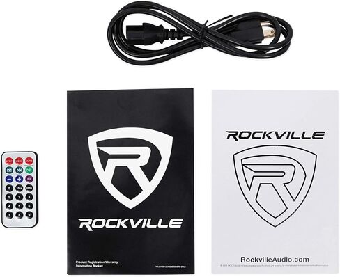 Rockville BPA12 600W 12 "مكبر الصوت النشط النشط DJ PA ، Bluetooth ، USB/SD ، راديو FM ، LCD ، قابلة للتركيب ، قابلة للطي - مثالية للأحداث والعروض in Saudi Arabia