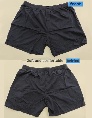 الملاكمين للرجال القطن-S-2XL ، 3 عبوات ، عبوة منفصلة ، شورت ملاكم داخلي متماسكة ، مجموعات قصيرة ، بيجامات in Saudi Arabia
