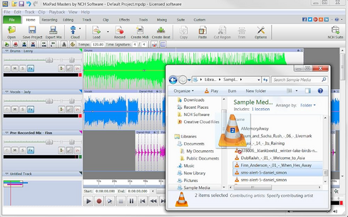 برنامج تسجيل MixPad Multitrack لخلط الصوت وإنتاج الموسيقى [تنزيل] in Kuwait