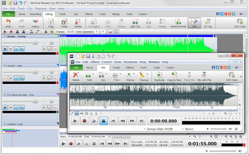 برنامج تسجيل MixPad Multitrack لخلط الصوت وإنتاج الموسيقى [تنزيل] in Kuwait