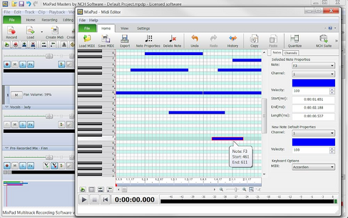 برنامج تسجيل MixPad Multitrack لخلط الصوت وإنتاج الموسيقى [تنزيل] in Kuwait