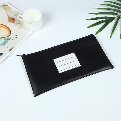 2 Pcs Zipper Bank Money Bags Cash Saving Pouch Reusable Cash Envelopes Bank Deposit Money Bag Pouch Receipt Holder Bags Waterproof Budget Envelopes Banknote Bags with Label Pocket Blue and Red in Saudi Arabia