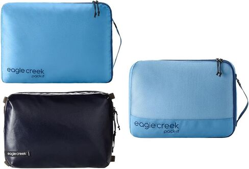 Eagle Creek Pack-It Cube Mixed Set M/M/M Rush Blue/Blue Dawn in Saudi Arabia