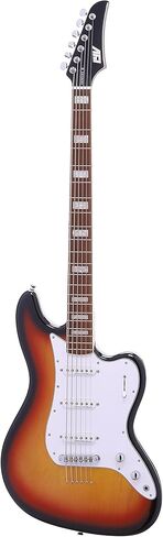 IYV 6 String IYV-IS6-200 جسم الباريتون الصلب على طراز الباريتون ، 3T Sunburst ، يمين ، IS6-200 in Saudi Arabia