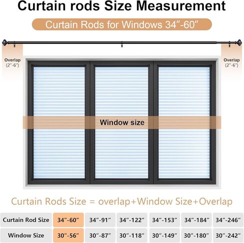 Gold Curtain Rods for Windows 48 to 84 Inch, Decorative Vintage Crystal 1'' Diameter Curtain Rod with Gold Foil Finials, Adjustable Heavy Duty Easy Install Drapery Pole Set for Farmhouse, Bedroom in Kuwait