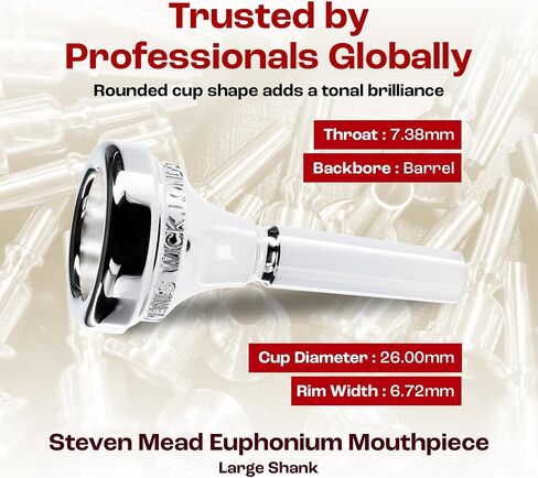 Denis Wick DW5880E 4AM Silver-Plated Euphonium Mouthpiece in Saudi Arabia