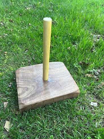 Black Walnut Didgeridoo Display Stand 1er wood Heavy Duty in Saudi Arabia