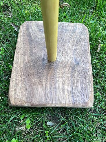 Black Walnut Didgeridoo Display Stand 1er wood Heavy Duty in Saudi Arabia