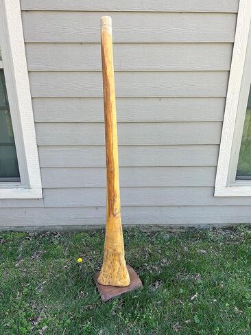 Black Walnut Didgeridoo Display Stand 1er wood Heavy Duty in Saudi Arabia