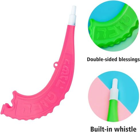 Zlixing Rosh Hashanah Toys Gifts Kids Shofar Rams Horn Instrument Rosh Hashanah Decorations in Kuwait