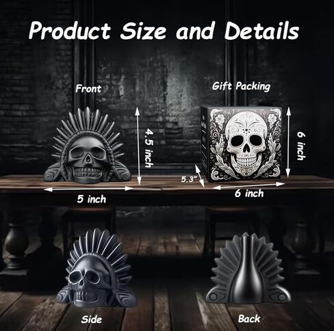 Aztec Death Whistle Aztec صافرة ، صراخ جمجمة أصيلة - صافرة رعب مخيف بصوت عالٍ للمزح ، عيد الهالوين ، البقاء ، والطقوس in Kuwait