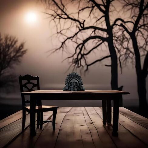 Aztec Death Whistle Aztec صافرة ، صراخ جمجمة أصيلة - صافرة رعب مخيف بصوت عالٍ للمزح ، عيد الهالوين ، البقاء ، والطقوس in Kuwait