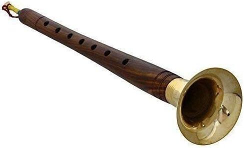 INDIAN MANGAL VADHYA CLASSICAL WIND MUSICAL INSTRUMENT SHEHNAI SHAHNAI FOR WEDDINGS 14 INCH in Saudi Arabia