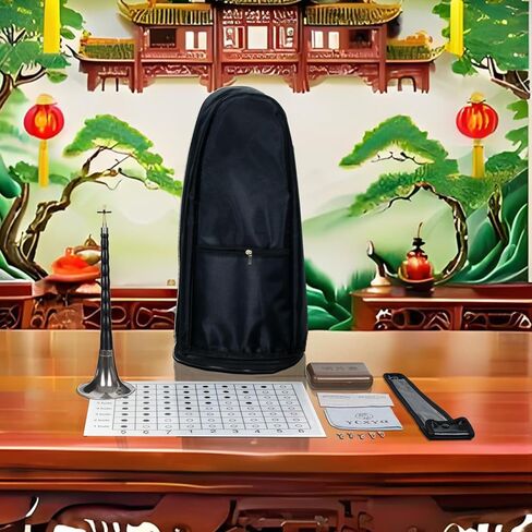 C Key - Ebony Suona Professional Suona Chinese Tradition Musical الآلة المناسبة للمبتدئين والمؤدين المحترفين مع مجموعة كاملة من الملحقات in Kuwait