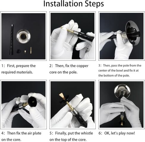 C Key - Ebony Suona Professional Suona Chinese Tradition Musical الآلة المناسبة للمبتدئين والمؤدين المحترفين مع مجموعة كاملة من الملحقات in Kuwait