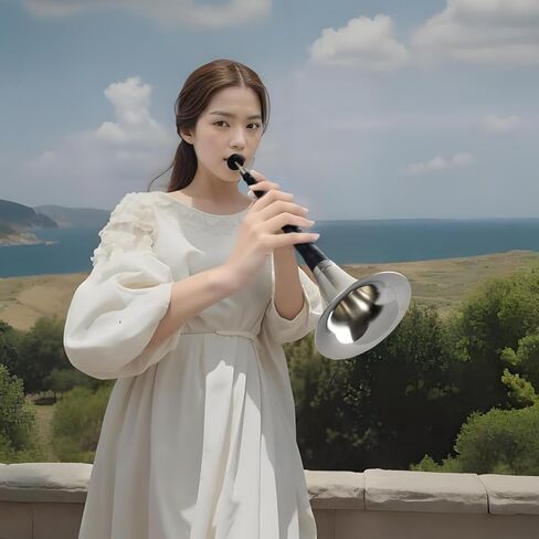 C Key - Ebony Suona Professional Suona Chinese Tradition Musical الآلة المناسبة للمبتدئين والمؤدين المحترفين مع مجموعة كاملة من الملحقات in Kuwait