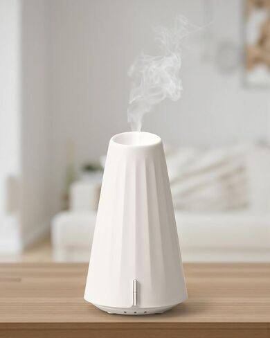 120ML Essential Oil Diffuser,Plastic USB-Power Aromatherapy Diffuser with 3 Timer Settings, Ultrasonic Quiet Operation, Sleep Helper & Dimmable Night Light for Large Room, Home, Office, Studio,Yoga in Saudi Arabia