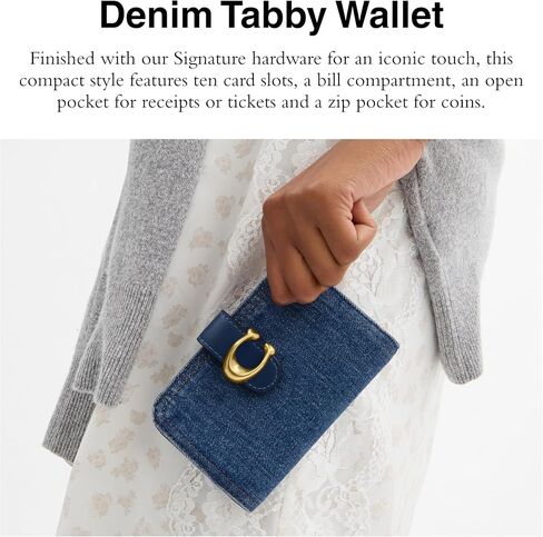 Coach Women's Tabby Accessory-Travel Wallet, B4/Bluebell in Saudi Arabia