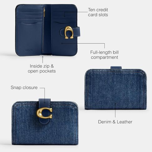 Coach Women's Tabby Accessory-Travel Wallet, B4/Bluebell in Saudi Arabia