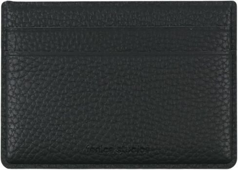 FENICE Card Holder Pocket Holder Simple Wallet Vegan PU Leather with Slim Minimalist Look for Men & Women (ORANGE) in Saudi Arabia