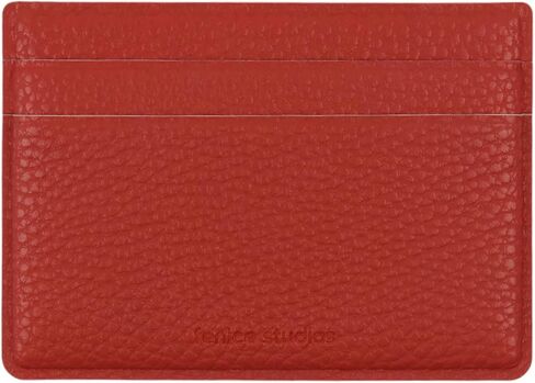 FENICE Card Holder Pocket Holder Simple Wallet Vegan PU Leather with Slim Minimalist Look for Men & Women (ORANGE) in Saudi Arabia