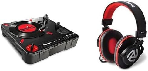 حزمة القرص الدوار المحمول المحمولة Numark PT01 مع سماعات الرأس لـ Mobile Scratch DJ ، أحداث في الهواء الطلق in Kuwait
