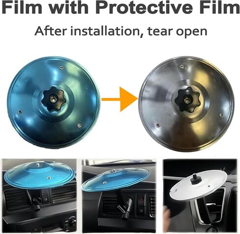 Cy Cymbal ، تنفيس الهواء الصنجي ، رمز السيارة Drum Air Vation ، Crash Dash Board Drum Symbol ، Mini Mini Crash Cymbal for Car Vent (Gold) in Kuwait