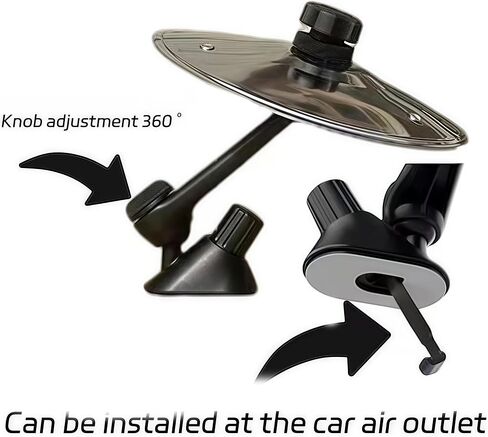 Cy Cymbal ، تنفيس الهواء الصنجي ، الصنج Mini Mini Crash for Car Vent ، مناسب لجميع أنواع المركبات (الذهب) 2025 in Saudi Arabia