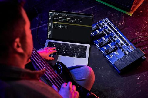 Boss ME-90B Bass Multi-Effects Bundle with Power Adapter, 10ft Instrument Cable, 6 Inches Patch Cable, and Picks in Saudi Arabia