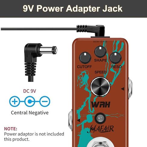 Mini Auto Wah Guitar Pedal Orange Filter True Bypass Timbre Character Sound Digtal Electric Guitar/bass Effect Pedal With Sound Quality Value Knob in Saudi Arabia