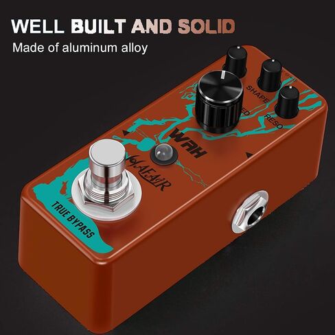 Mini Auto Wah Guitar Pedal Orange Filter True Bypass Timbre Character Sound Digtal Electric Guitar/bass Effect Pedal With Sound Quality Value Knob in Saudi Arabia