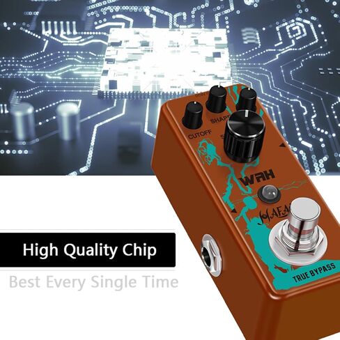Mini Auto Wah Guitar Pedal Orange Filter True Bypass Timbre Character Sound Digtal Electric Guitar/bass Effect Pedal With Sound Quality Value Knob in Saudi Arabia