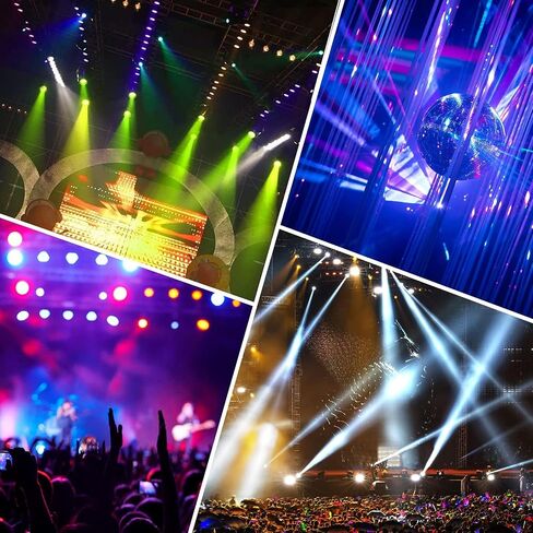 u'king Stage Lights 10 Packs 36led RGB LED PAR Lights ، 7 قناة DJ Party Lights مع التحكم عن بُعد و DMX Controller Sound Sounds Activated For Event in Kuwait
