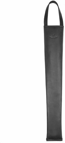 Premium Crazy Horse Leather Conductor Case - متينة وأنيقة. حامل عصا كوندوسكتور. حماية العصا. الملحقات للموصلات. حقيبة عصا مع مقبض (أسود) in Kuwait