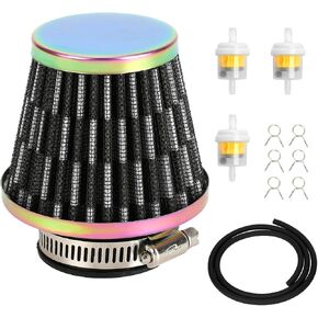 38mm(1-1/2") Air Filter Compatible with GY6 139QMB 125cc 110cc 90cc 70cc 50cc Taotao Baja Roketa Loncin SSR Peace Sports Scooter Moped ATV Quad 4 Wheeler Go Kart Pit Dirt Bike Parts Red in Saudi Arabia